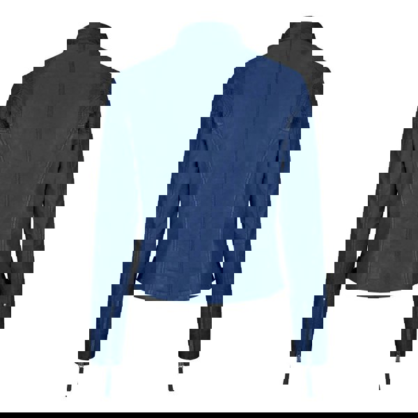 Leather Company Women's Leather Fitted Biker Brown Jacket