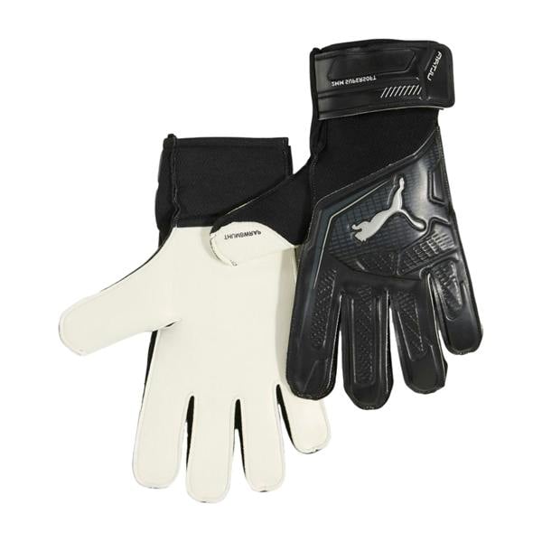 Puma Unisex Adult Ultra Play Goalkeeper Gloves - Black/Silver - 