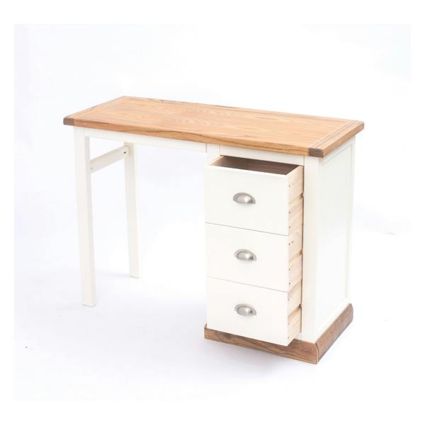 Cabinet Bits Tropea 3 Drawer Desk - Dressing Table Chrome Cup Handle