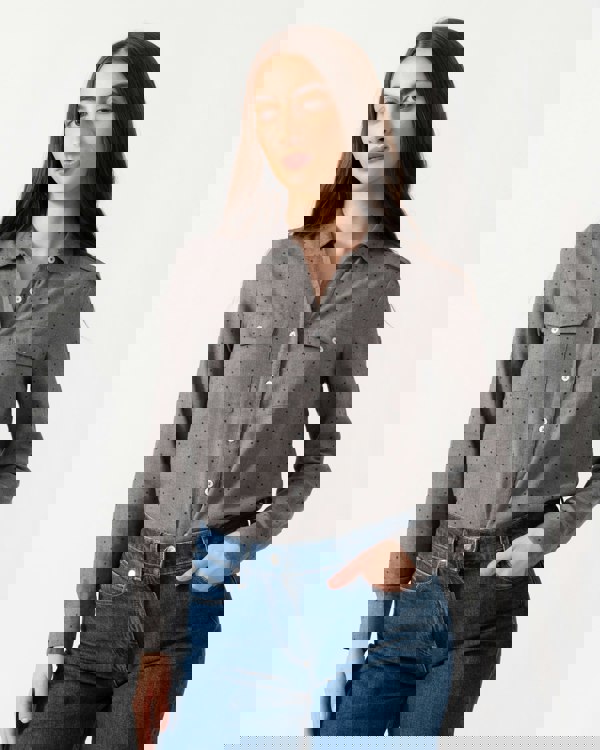 Crew Clothing Spot Womens Relaxed Shirt