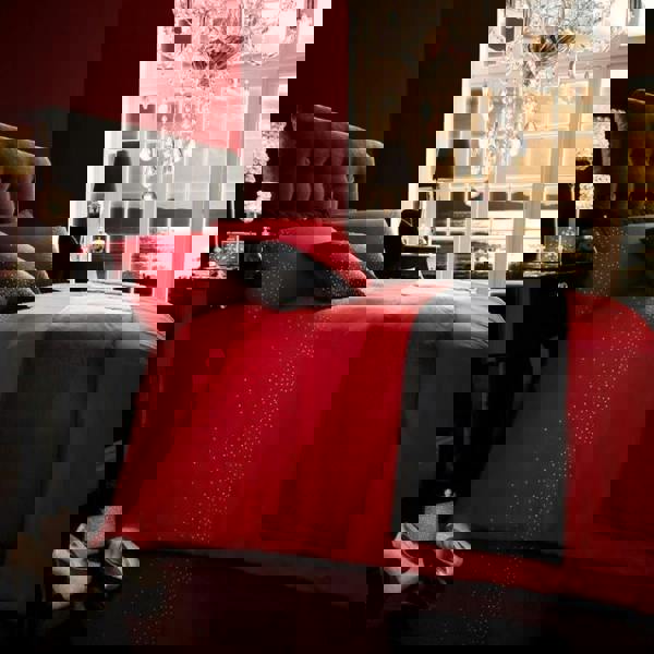 Smart Living Diamante 5pc Bed in a Bag - Red