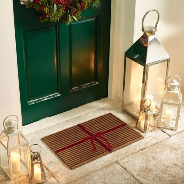 The Rugs Festive Fun Coir Door Mat – 100% Coconut Husk