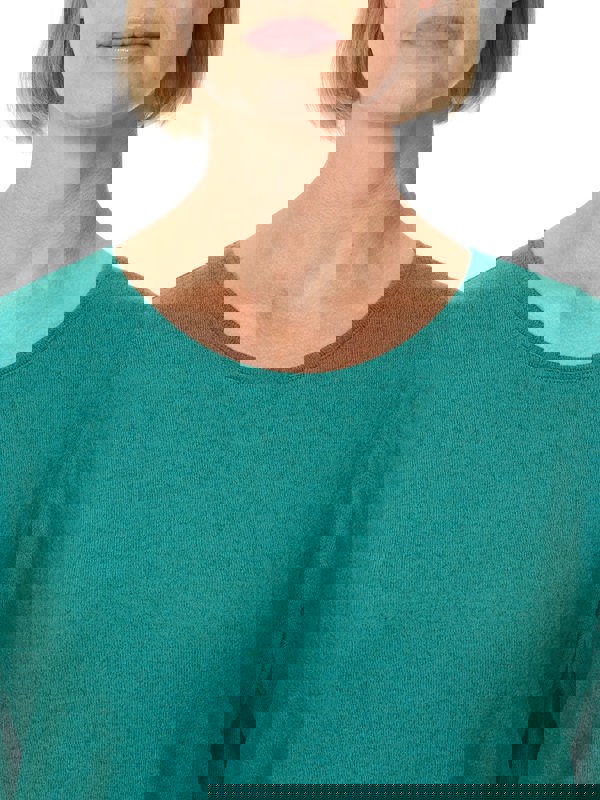 PennyPlain Cross Over Hem Tunic - Azure