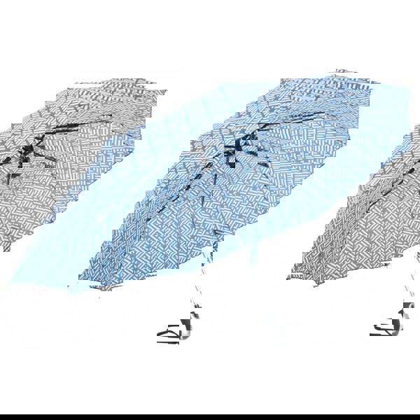 Trespass Maggiemay Automatic Umbrella - Blue Chevron Print - 