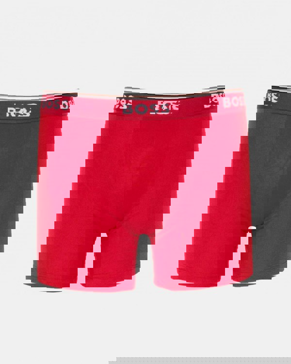 BOSS Orange Power Three Pack Mens Stretch Cotton Boxer Briefs With Logos NOS - Open Miscellaneous 962