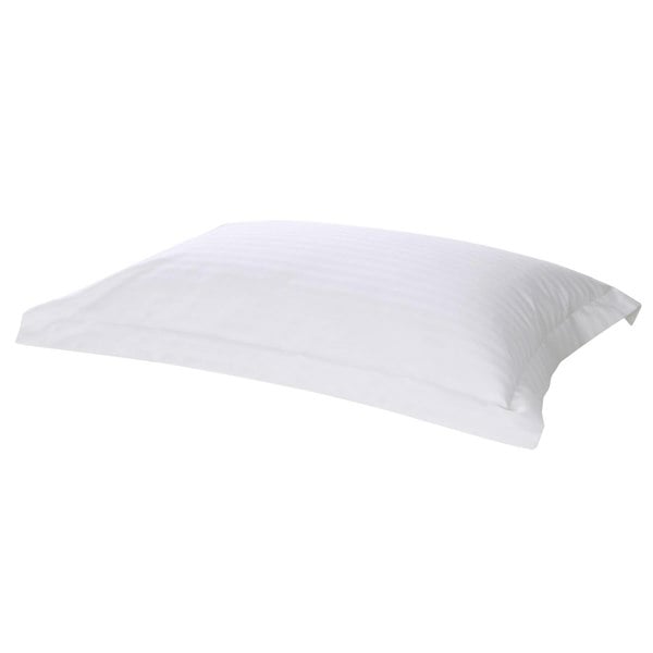 Belledorm 540 Thread Count Satin Stripe Oxford Pillowcase - White