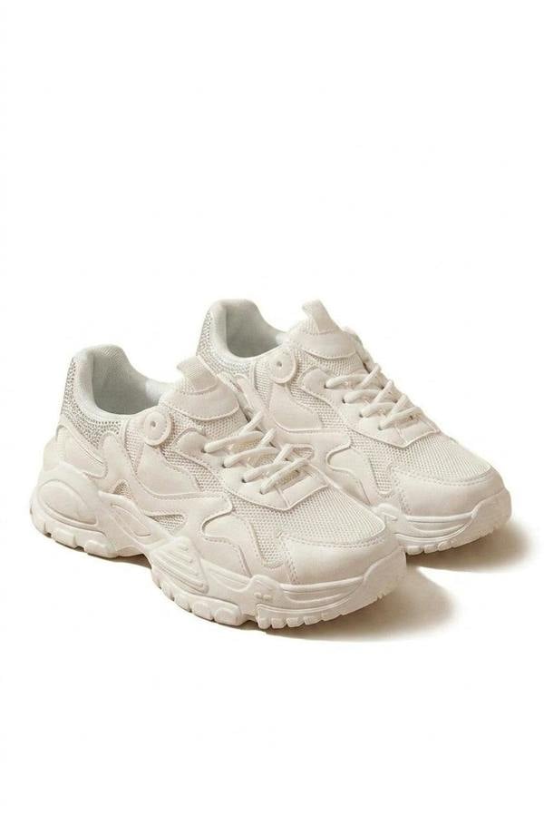 Ivy Studded Chunky Trainers - Black_wb