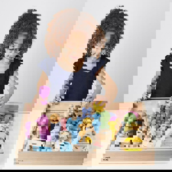 tickit Wooden Mirror Tray