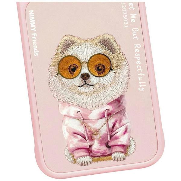 Nimmy Friends Nimmy Glass Cool Dog Case with MagSafe for iPhone 17 Pro 6.3" Pink - N-YJ-IP17-PRO-031