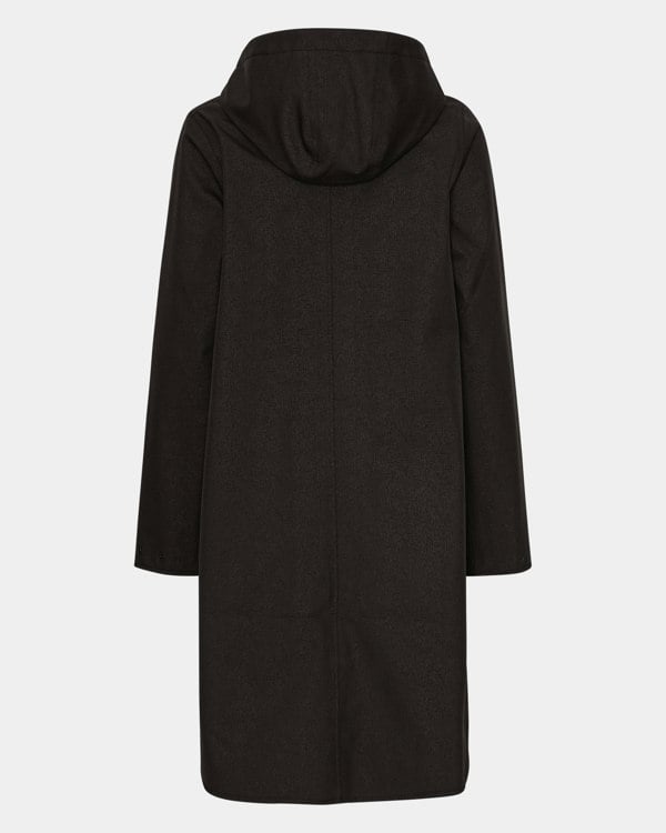 Ilse Jacobsen Rain Womens A-Line Softshell Raincoat - Black 001