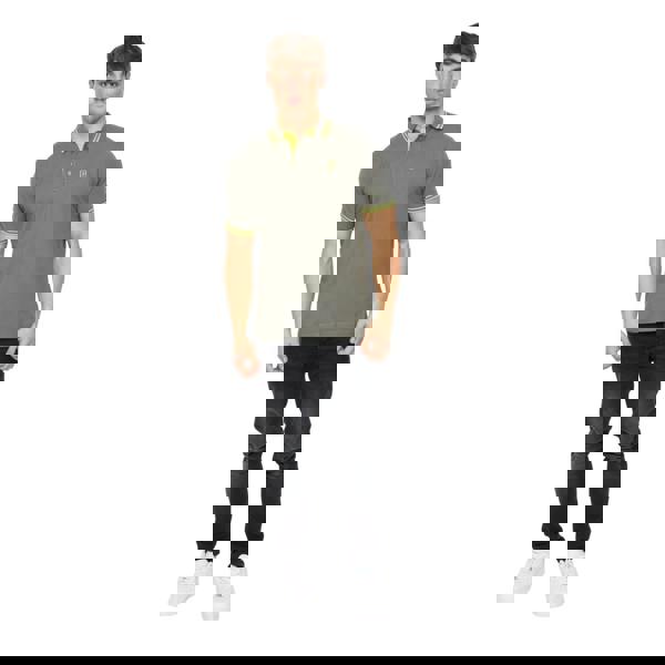 Crosshatch Mens Mackerby Polo Shirt - Olive - 