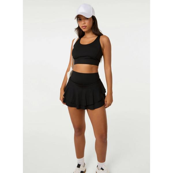 Pink Vanilla Crossback Active Crop Top