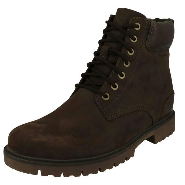 Clarks Mens Clarks Gore-Tex Ankle Boots Rossdale Hi GTX