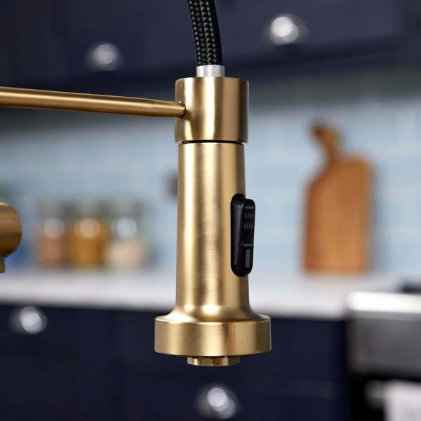 Flode böjig | Multiuse Style 3 in 1 Instant Boiling Tap with Flexi Spray | Brushed Brass Finish