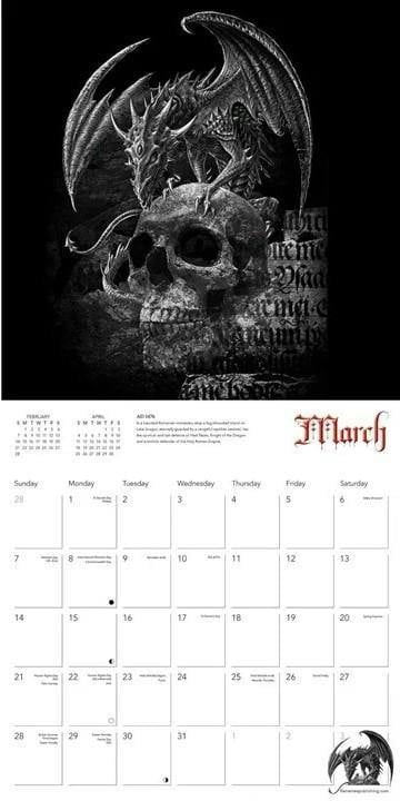Alchemy Gothic Neverworld Calendar 2027