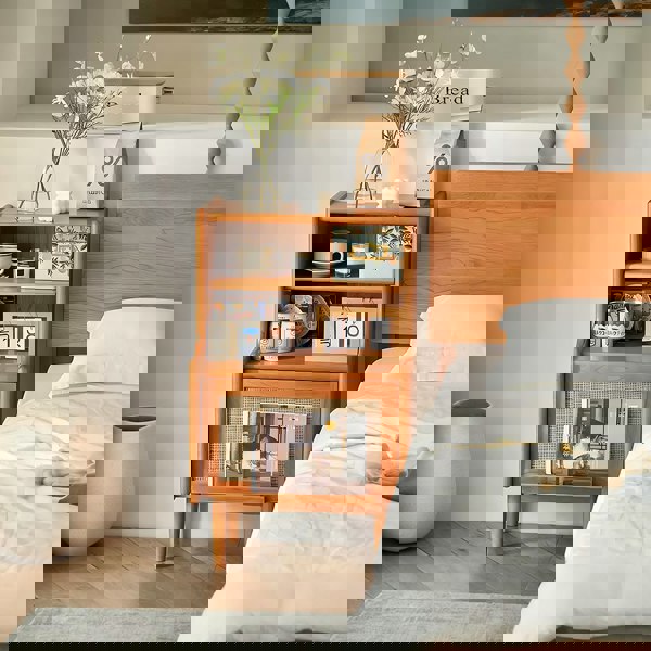 Edith Bedside Table, Solid Wood-Ritconcept-Rit Concept