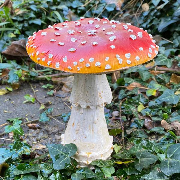 Ferncrest Trading Large Mushroom Garden Ornament