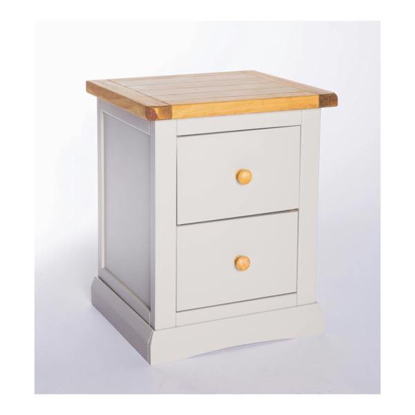 Cabinet Bits Loreo 2 Drawer Bedside Table