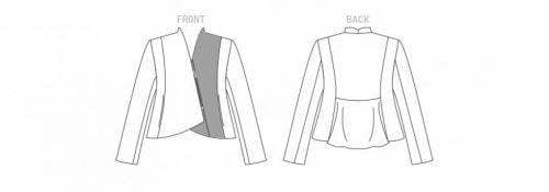 Vogue Sewing Pattern 1865, Jackets for Women, A5 (6-8-10-12-14) - Intermediate
