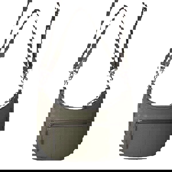 Real Hide Bags 'Wonder Weave' Light Olive Real Leather Woven Designer Shoulder Crossbody Bag