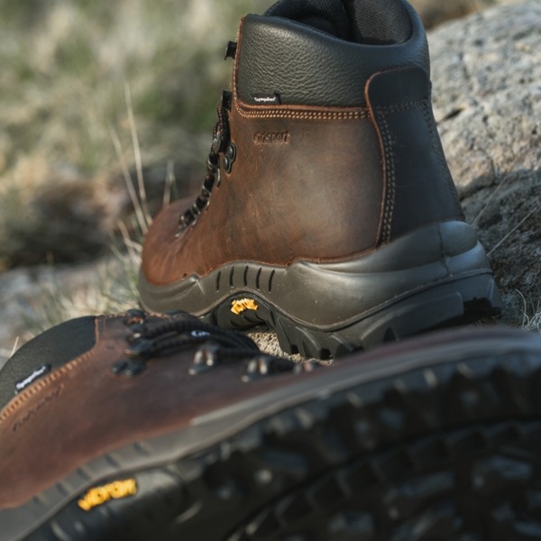 Grisport Mens Avenger Waxy Leather Walking Boots - Brown
