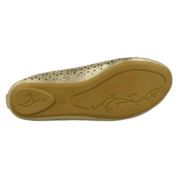 Spot On Girls Spot On Cut Out Detail Ballerina Flats