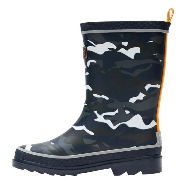 Regatta Childrens/Kids Foxfire Camo Reflective Wellington Boots - Black - 