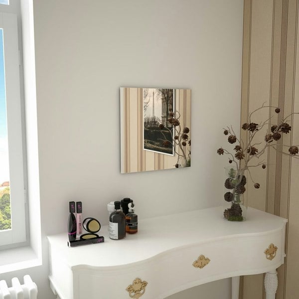 Berkfield Wall Mirror 40x40 cm Square Glass
