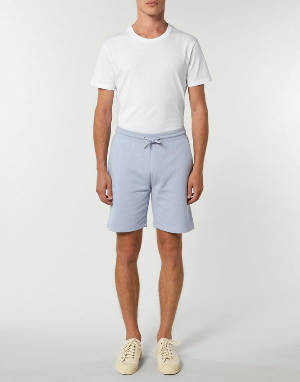 Men's Organic Cotton Relax Shorts – Serene Blue - British Boxers