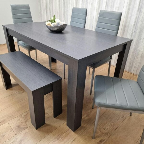 Kosy Koala Dining Table Set with 4 Chairs and a Bench Dining Room and Kitchen table set of 4