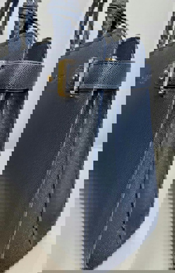 Alie Street London Derby Handbag (Navy Blue)