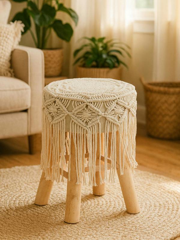 West Village Weave Seat Stool