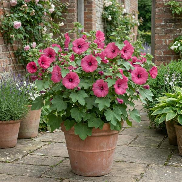 Lavatera Bredon Springs - 2L Pot The Rose Press Garden