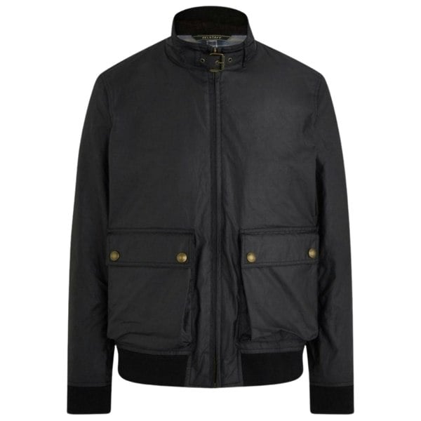 Belstaff Scouter Men's Thin Waxed Jacket - Black (Medium)