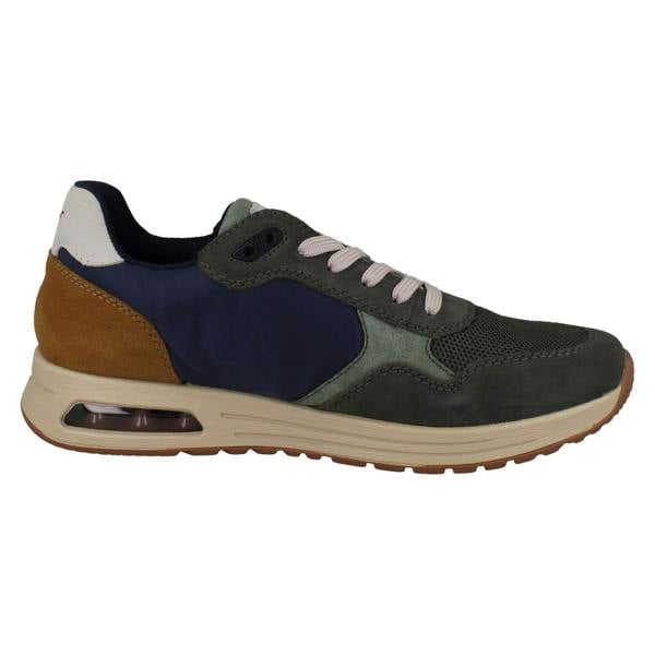 Rieker Mens Rieker Casual Lace Up Suede Leather Trainers B1000