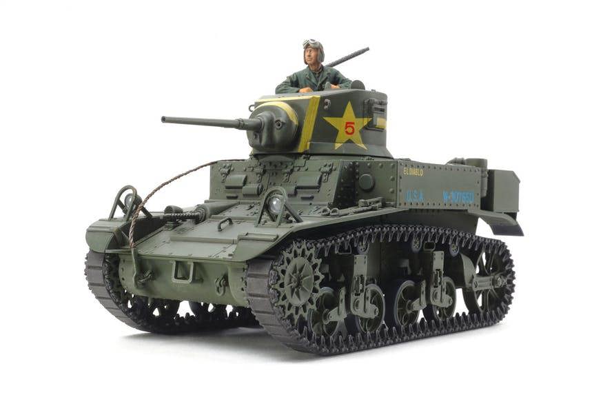 Tamiya US Light Tank M3 Stuart Late Production (1:35 Scale)