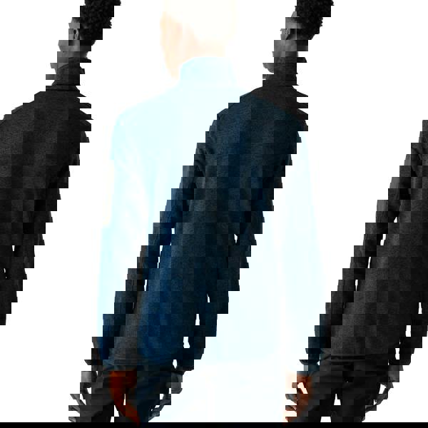 Regatta Mens Newhill Marl Full Zip Fleece Jacket - Navy - 