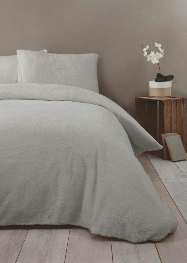 Teddy Bear Fleece Duvet Cover Set