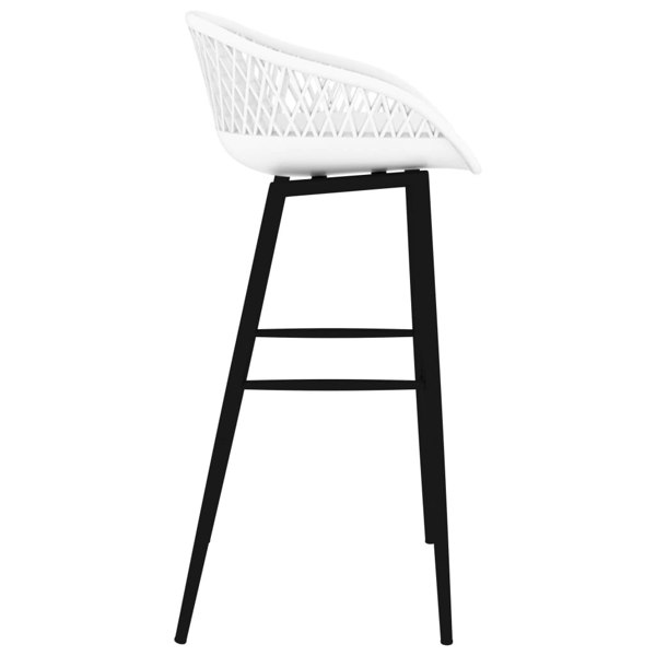 Berkfield Bar Chairs 2 pcs White
