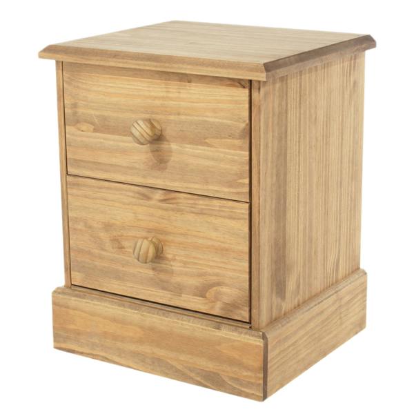 Core Products Cotswold 2-Drawer Bedside Cabinet
