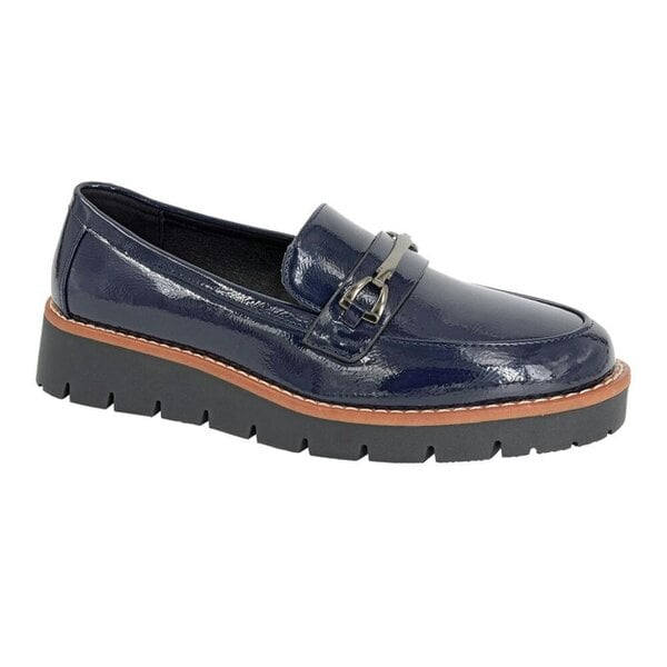 Cipriata Womens/Ladies Miranda Saddle Trim Court Shoes - Navy