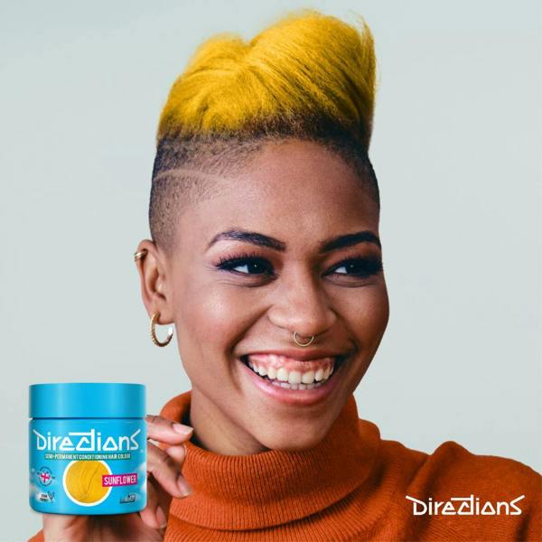 Directions 2 x La Riche Directions Semi-Permanent Hair Color 100ml Tubs - Sunflower