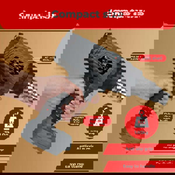 Traderight Hot Air Heat Gun Electric Cordless 21V with 5 Nozzles (No Battery)