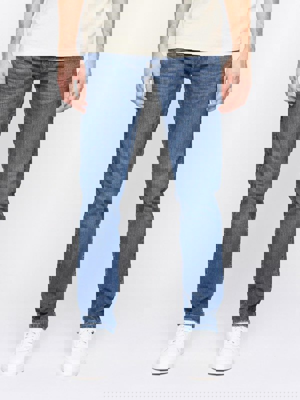 Crosshatch Arles Slim Fit Jeans Stone Wash