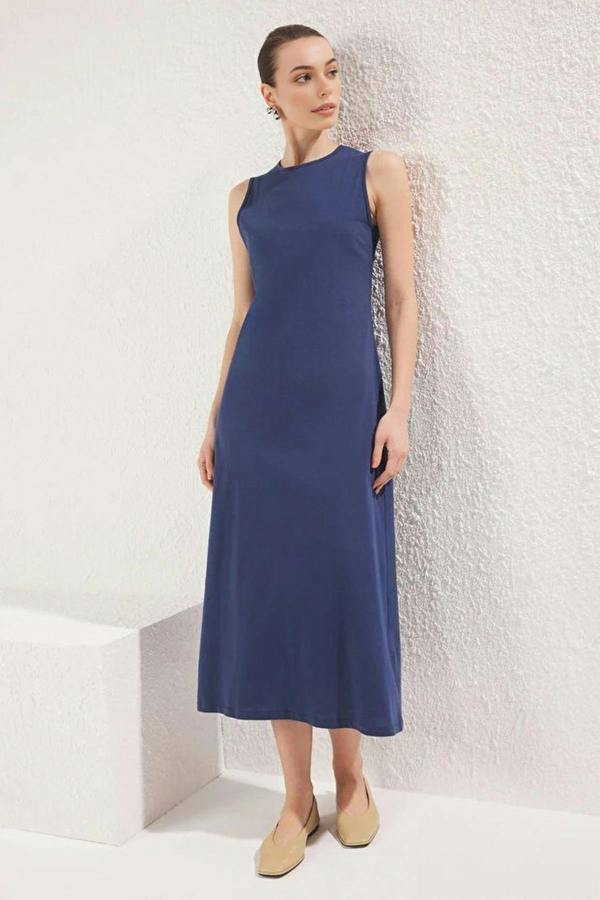 WOVCOR Sleeveless Long Lined Undershirt Dress