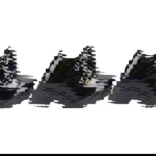 Hush Puppies Verity Leather Women's Black Patent Shoes