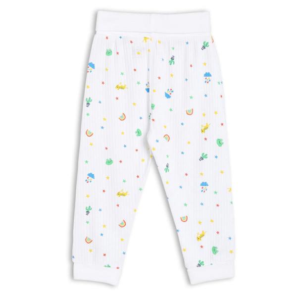 Mini Cuddles Baby Boys 3pk Printed & Solid Joggers, Multicolour