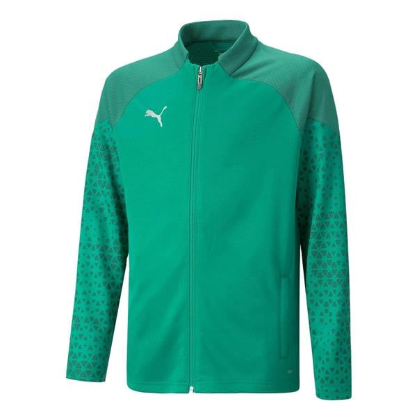 Puma Childrens/Kids Teamcup Jacket - Green - 