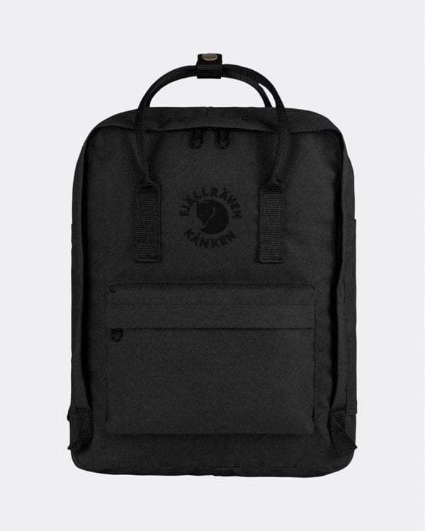 Fjallraven Re-Kanken Unisex Backpack - Black 550