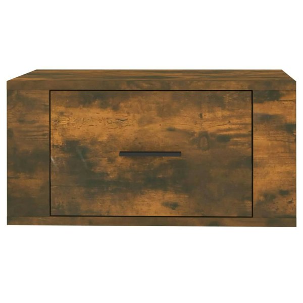 Berkfield Wall-mounted Bedside Cabinets 2 pcs Smoked Oak 50x36x25 cm